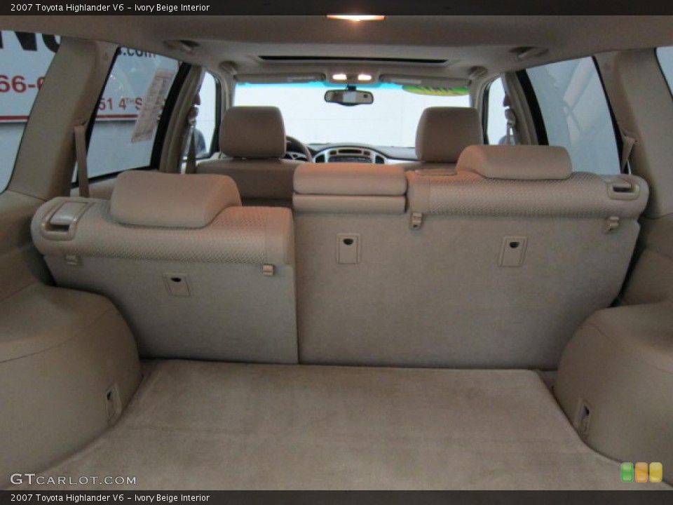 Ivory Beige Interior Trunk for the 2007 Toyota Highlander V6 #46186194