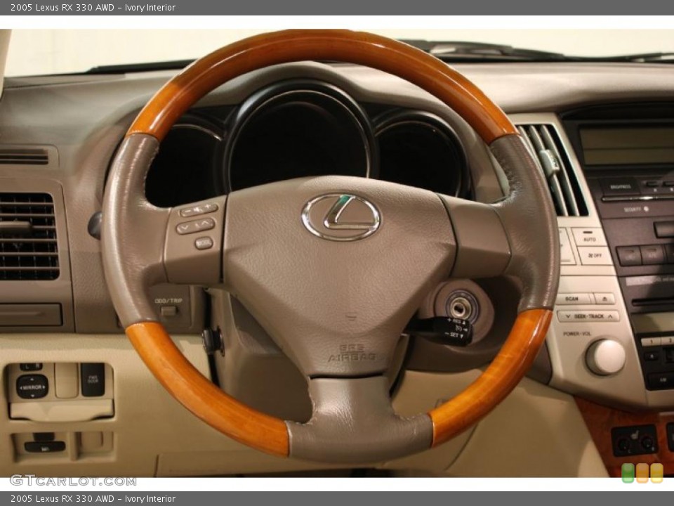 Ivory Interior Steering Wheel for the 2005 Lexus RX 330 AWD #46188625