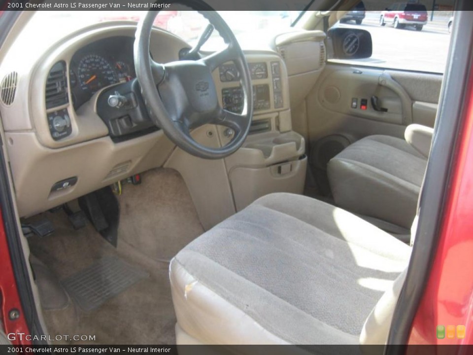 Neutral Interior Prime Interior for the 2001 Chevrolet Astro LS Passenger Van #46191383