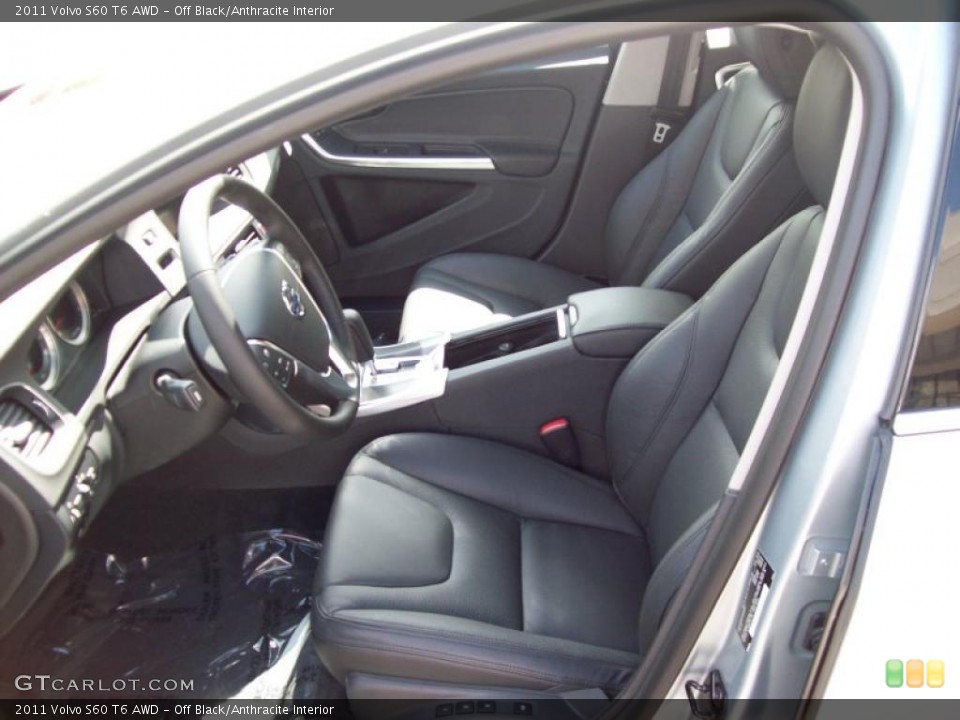 Off Black/Anthracite Interior Photo for the 2011 Volvo S60 T6 AWD #46191509