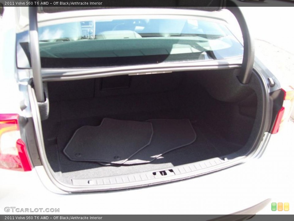 Off Black/Anthracite Interior Trunk for the 2011 Volvo S60 T6 AWD #46191536