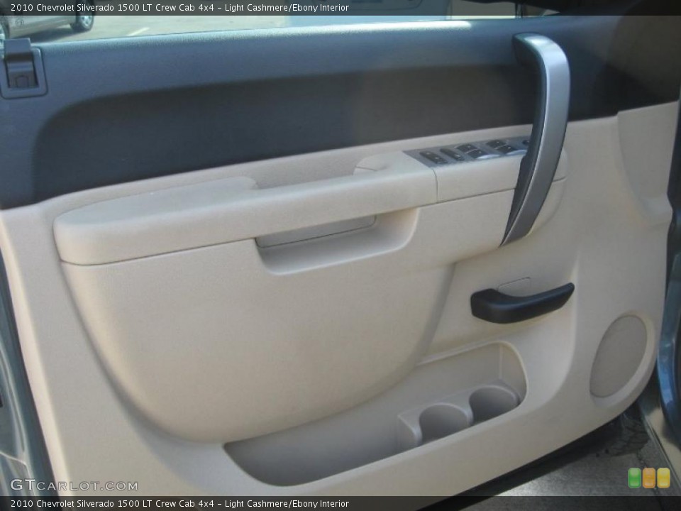 Light Cashmere/Ebony Interior Door Panel for the 2010 Chevrolet Silverado 1500 LT Crew Cab 4x4 #46191866