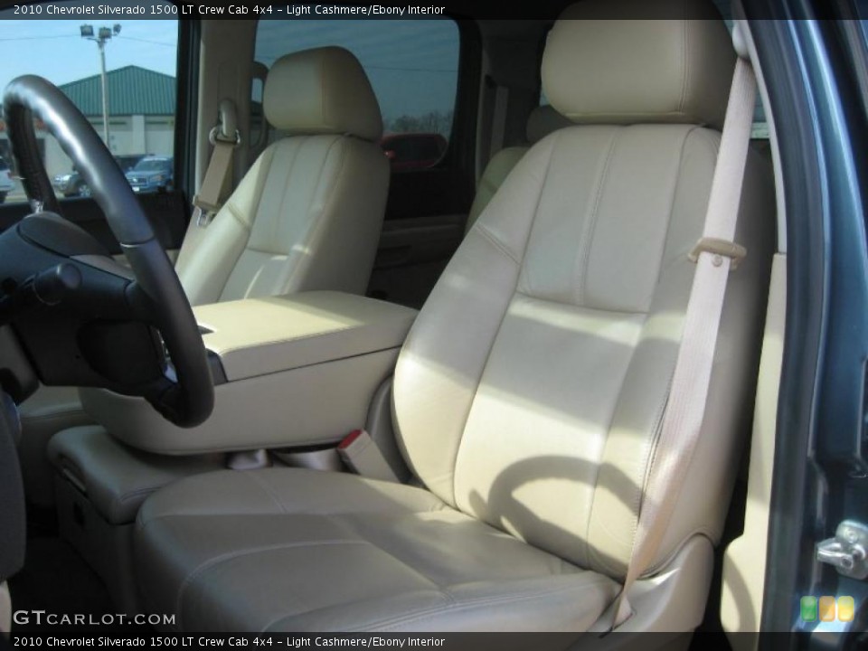 Light Cashmere/Ebony Interior Photo for the 2010 Chevrolet Silverado 1500 LT Crew Cab 4x4 #46191875
