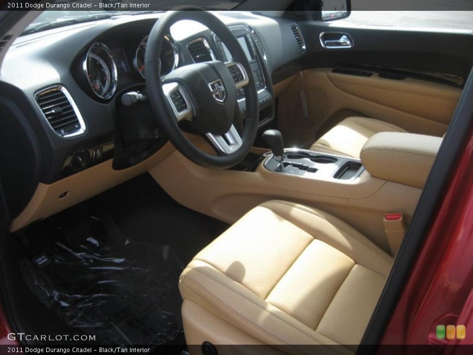Black/Tan Interior Prime Interior for the 2011 Dodge Durango Citadel #46192142