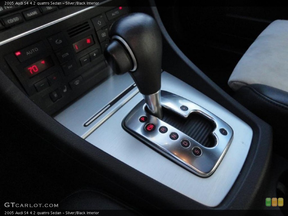 Silver/Black Interior Transmission for the 2005 Audi S4 4.2 quattro Sedan #46192385