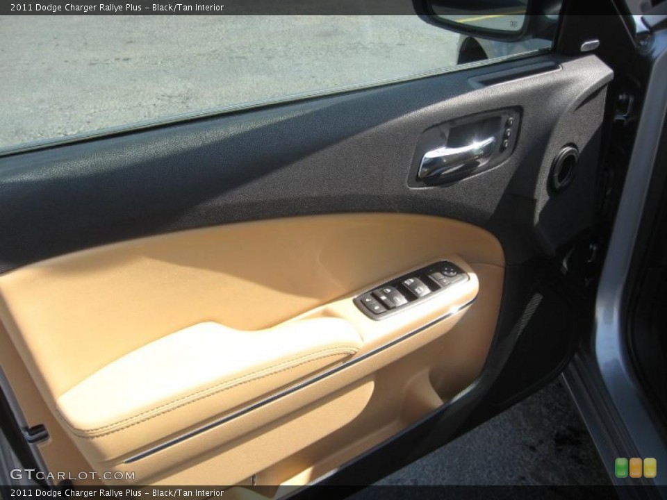 Black/Tan Interior Door Panel for the 2011 Dodge Charger Rallye Plus #46192751