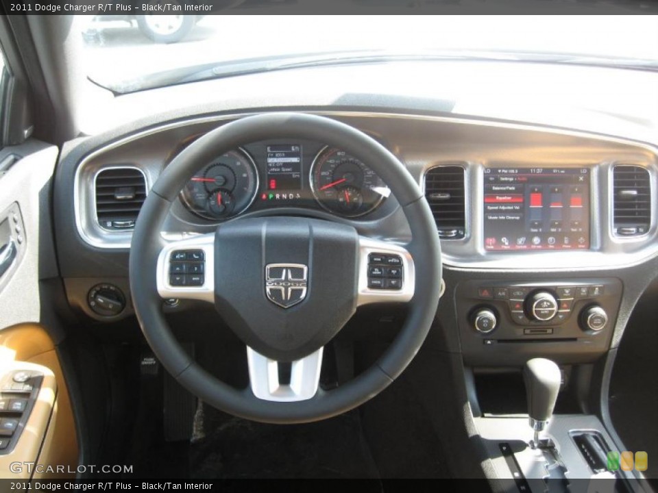 Black/Tan Interior Dashboard for the 2011 Dodge Charger R/T Plus #46192982