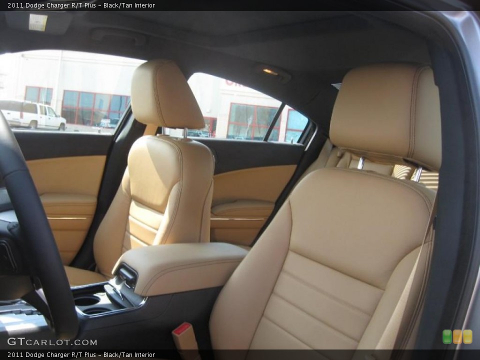 Black/Tan Interior Photo for the 2011 Dodge Charger R/T Plus #46193045