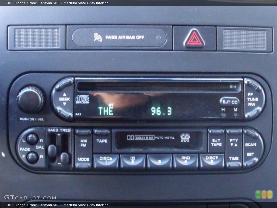 Medium Slate Gray Interior Controls for the 2007 Dodge Grand Caravan SXT #46194638
