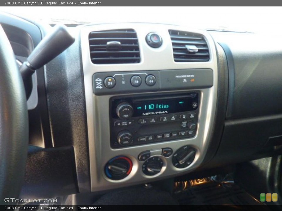 Ebony Interior Controls for the 2008 GMC Canyon SLE Regular Cab 4x4 #46195295