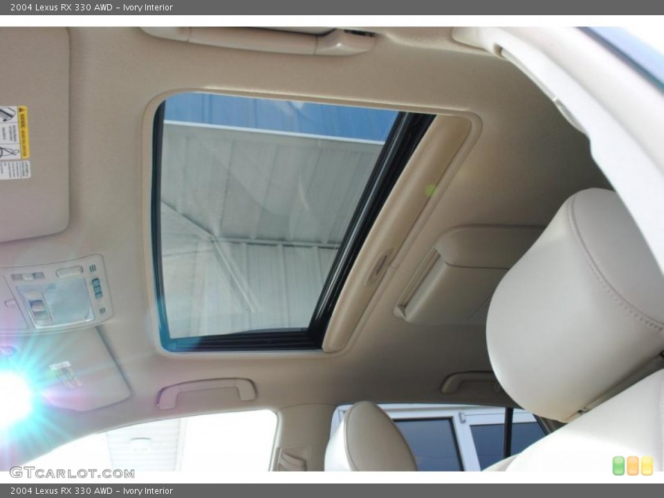 Ivory Interior Sunroof for the 2004 Lexus RX 330 AWD #46195802