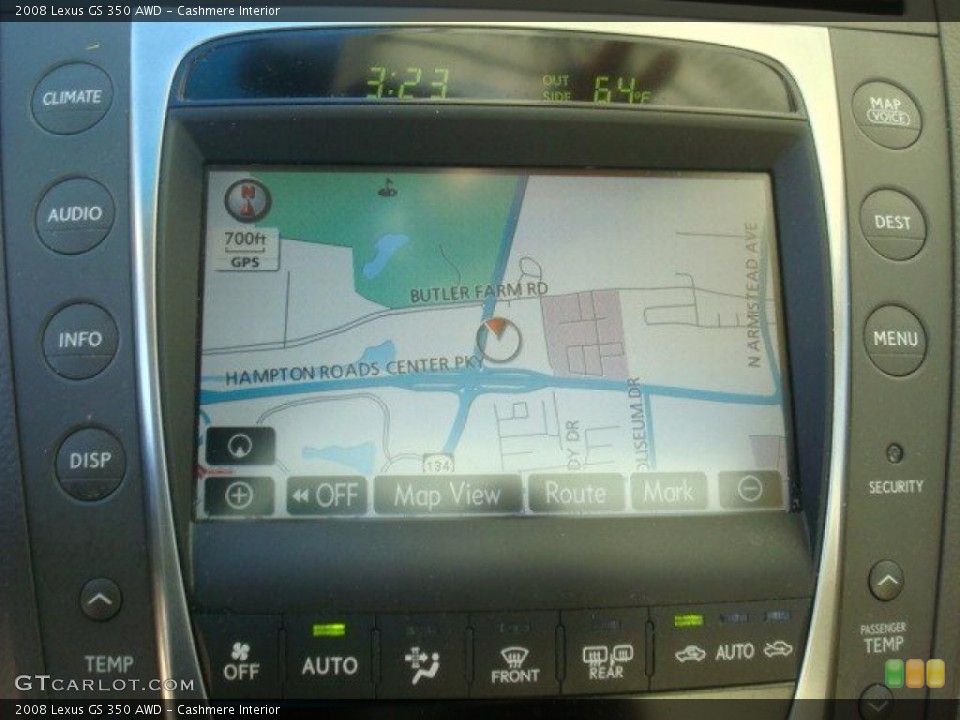 Cashmere Interior Navigation for the 2008 Lexus GS 350 AWD #46196108