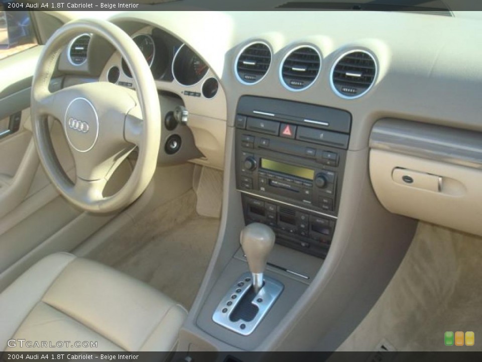 Beige Interior Dashboard for the 2004 Audi A4 1.8T Cabriolet #46197794