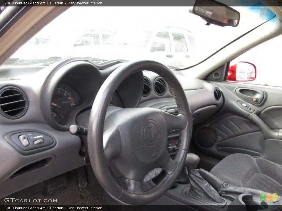 Dark Pewter Interior Photo for the 2000 Pontiac Grand Am GT Sedan #46198475