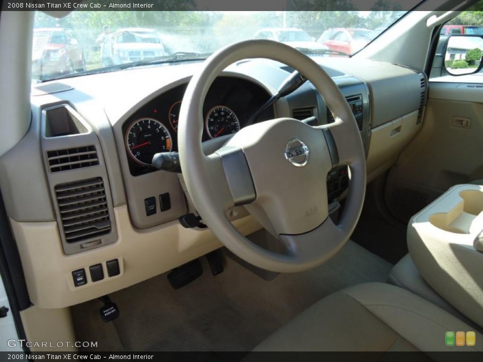Almond Interior Dashboard for the 2008 Nissan Titan XE Crew Cab #46201190