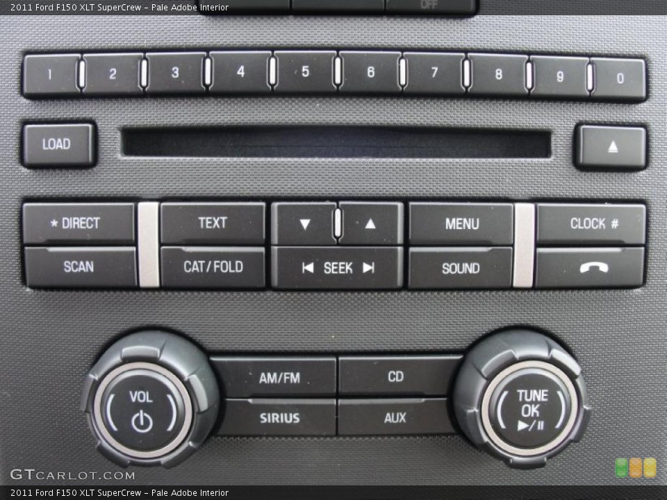 Pale Adobe Interior Controls for the 2011 Ford F150 XLT SuperCrew #46201787