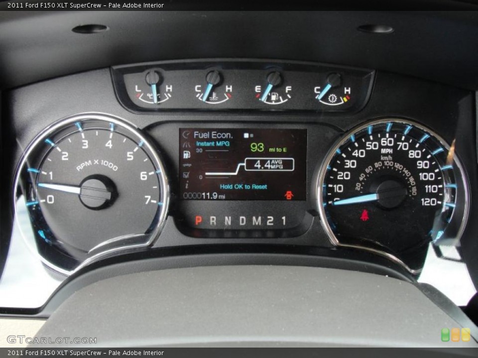 Pale Adobe Interior Gauges for the 2011 Ford F150 XLT SuperCrew #46201826
