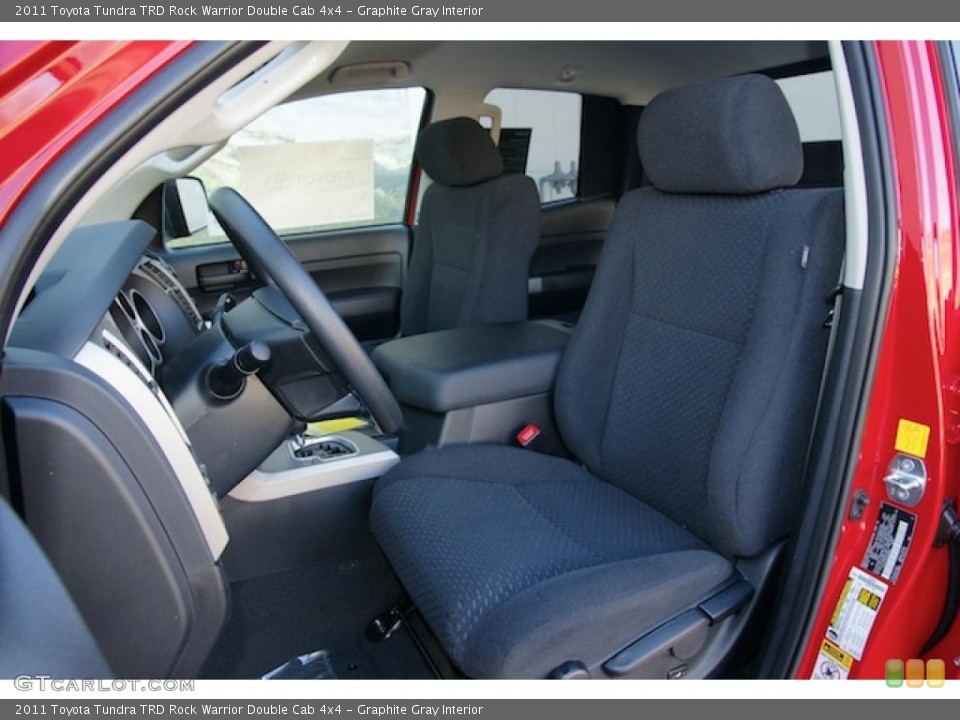 Graphite Gray Interior Photo for the 2011 Toyota Tundra TRD Rock Warrior Double Cab 4x4 #46201847
