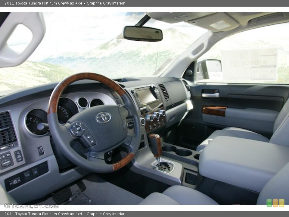 Graphite Gray Interior Photo for the 2011 Toyota Tundra Platinum CrewMax 4x4 #46201943