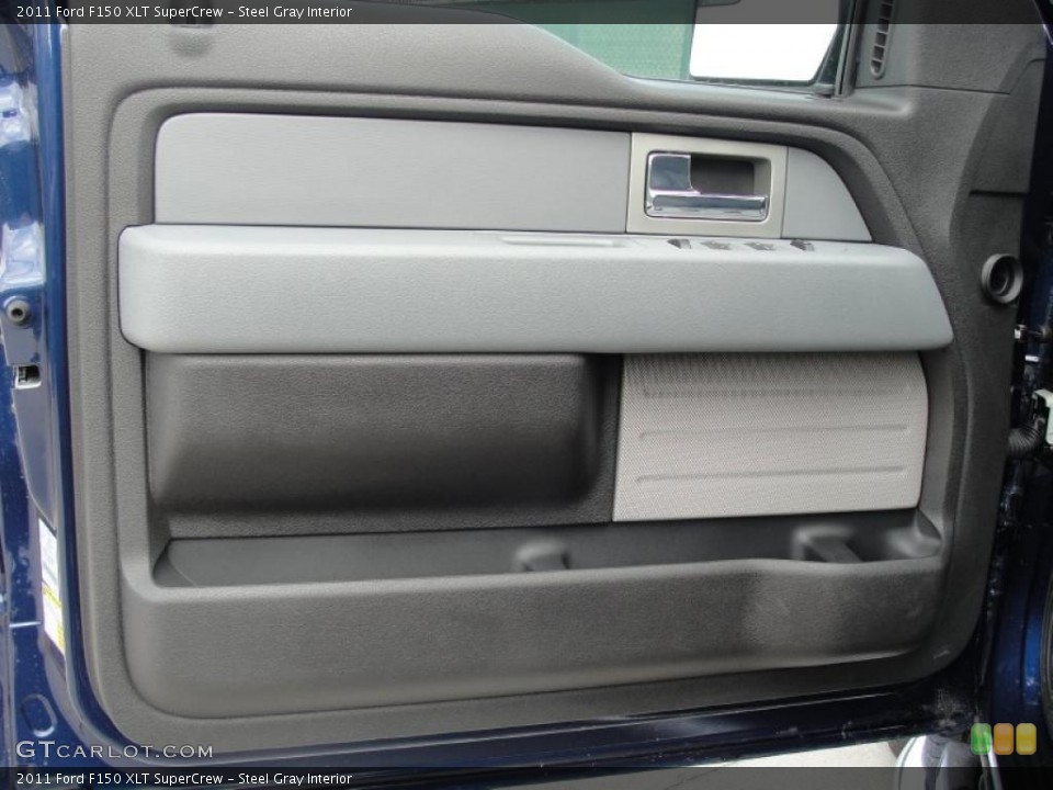 Steel Gray Interior Door Panel for the 2011 Ford F150 XLT SuperCrew #46202138