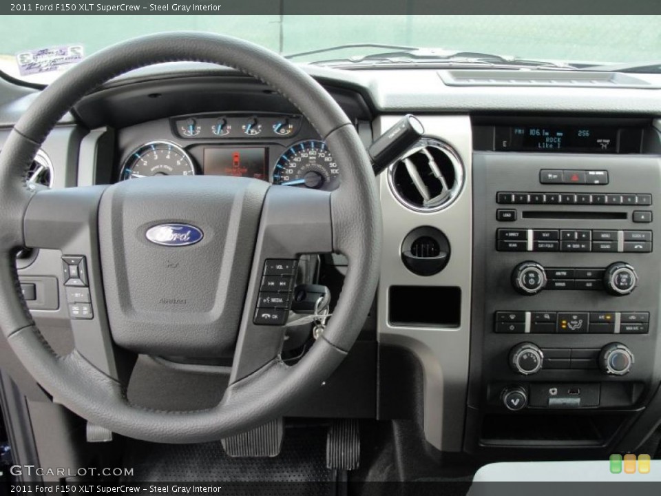 Steel Gray Interior Dashboard for the 2011 Ford F150 XLT SuperCrew #46202192