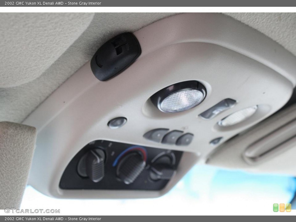 Stone Gray Interior Controls for the 2002 GMC Yukon XL Denali AWD #46202600