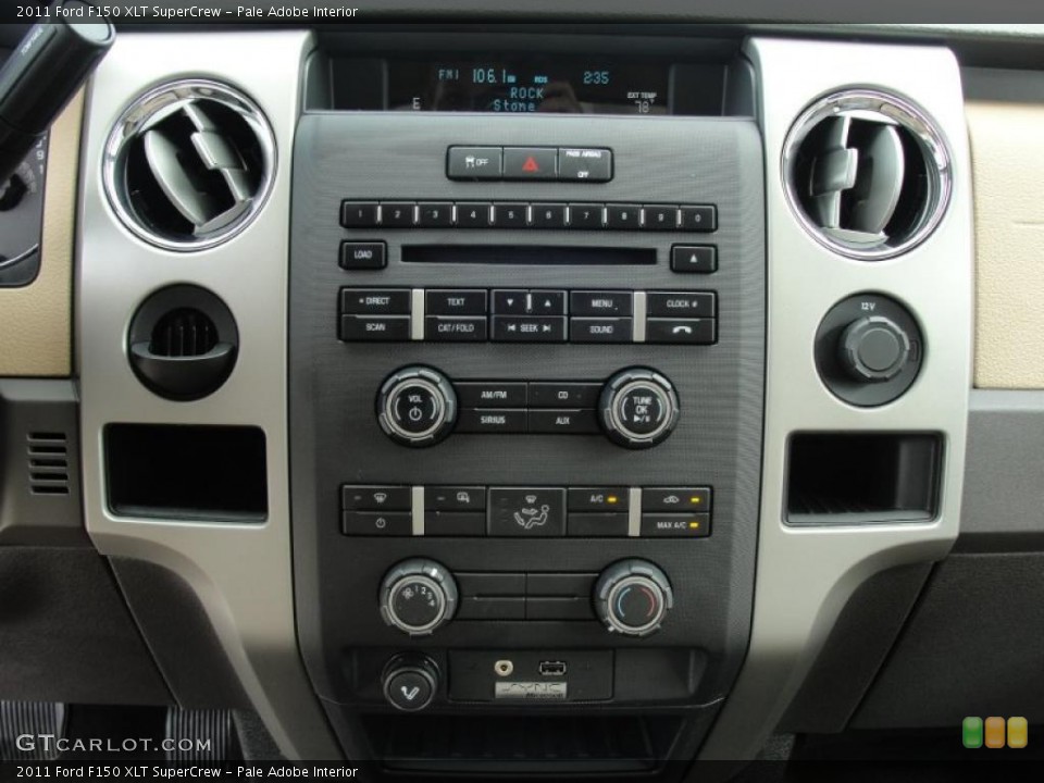 Pale Adobe Interior Controls for the 2011 Ford F150 XLT SuperCrew #46202630