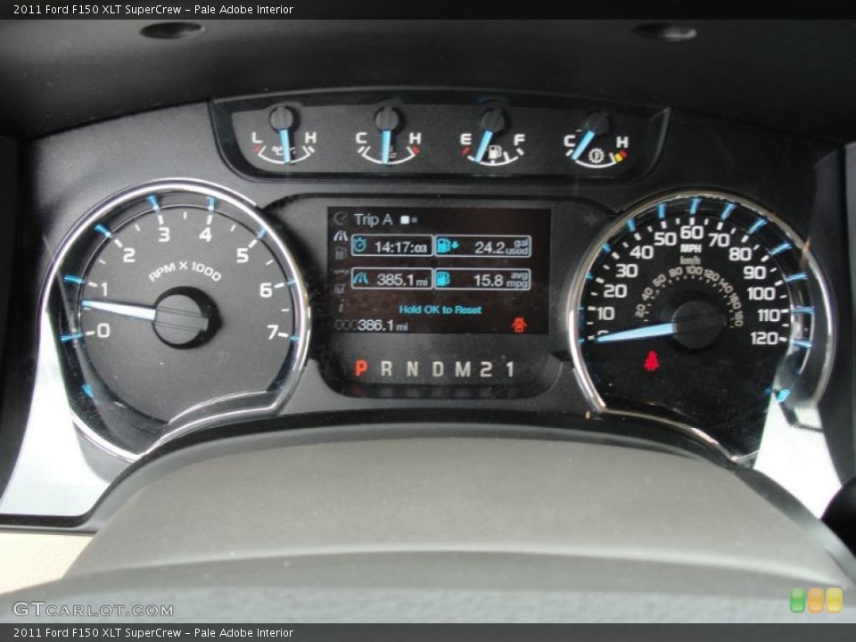 Pale Adobe Interior Gauges for the 2011 Ford F150 XLT SuperCrew #46202723