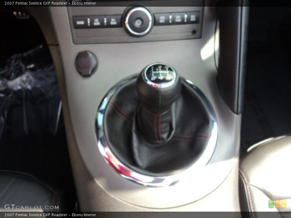 Ebony Interior Transmission for the 2007 Pontiac Solstice GXP Roadster #46202804