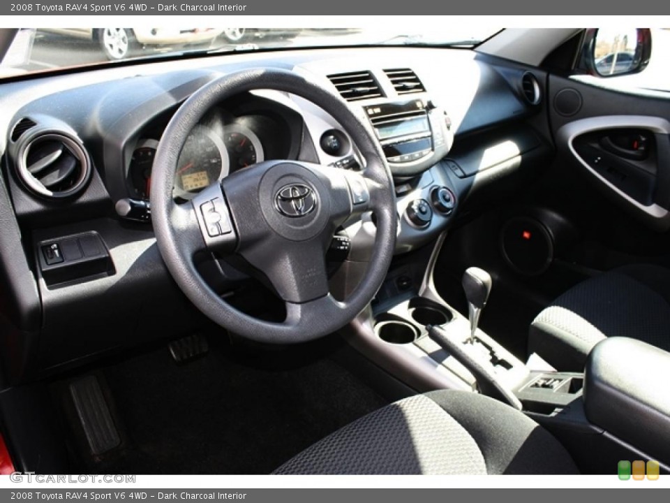 Dark Charcoal Interior Photo for the 2008 Toyota RAV4 Sport V6 4WD #46203047