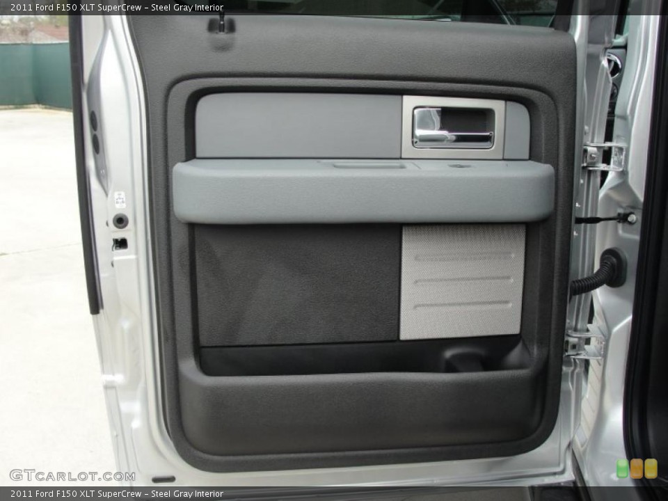 Steel Gray Interior Door Panel for the 2011 Ford F150 XLT SuperCrew #46204040