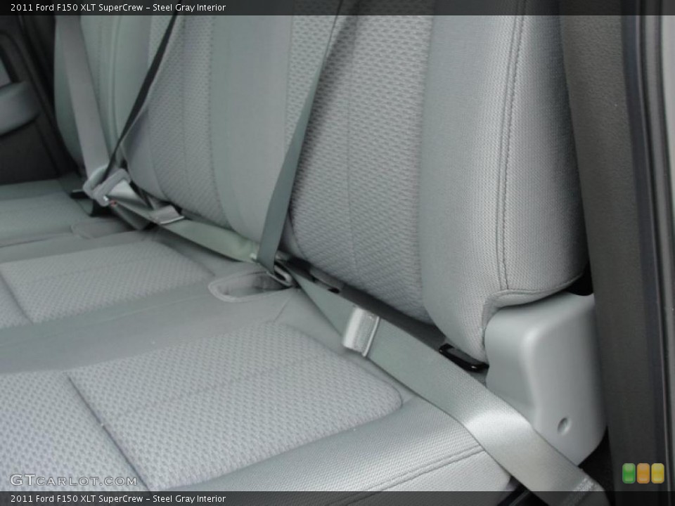 Steel Gray Interior Photo for the 2011 Ford F150 XLT SuperCrew #46204052