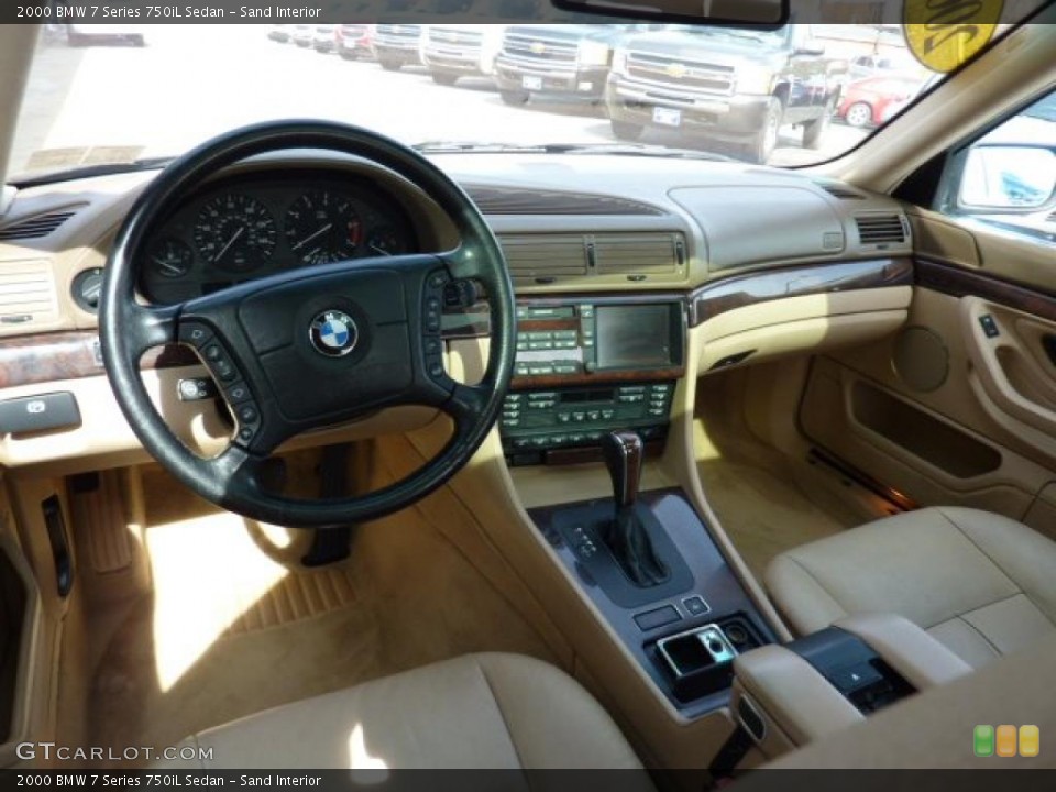 Sand Interior Prime Interior for the 2000 BMW 7 Series 750iL Sedan #46204331