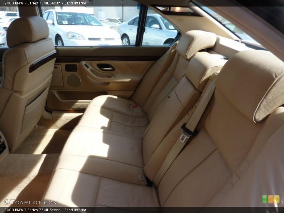 Sand Interior Photo for the 2000 BMW 7 Series 750iL Sedan #46204334