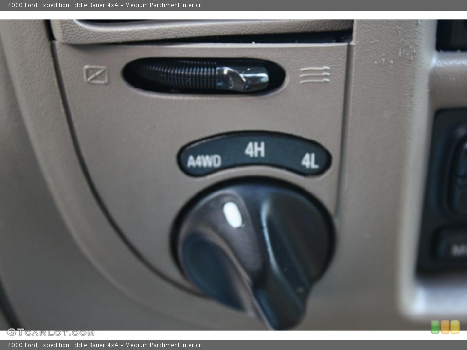 Medium Parchment Interior Controls for the 2000 Ford Expedition Eddie Bauer 4x4 #46204406