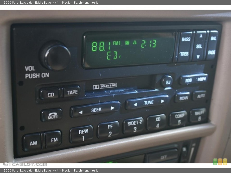 Medium Parchment Interior Controls for the 2000 Ford Expedition Eddie Bauer 4x4 #46204412