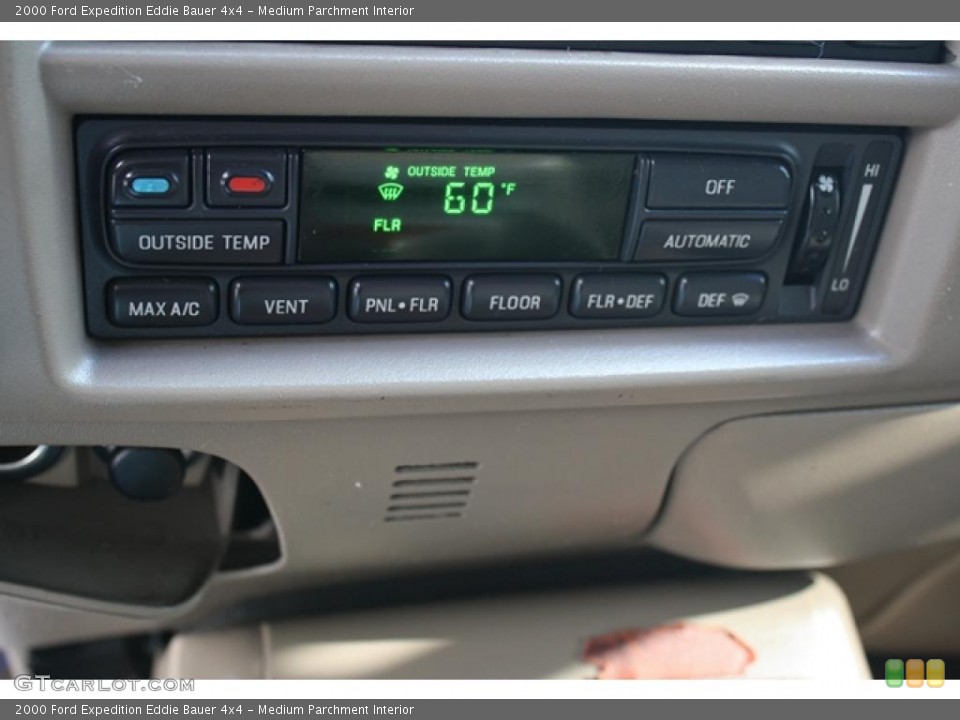 Medium Parchment Interior Controls for the 2000 Ford Expedition Eddie Bauer 4x4 #46204418