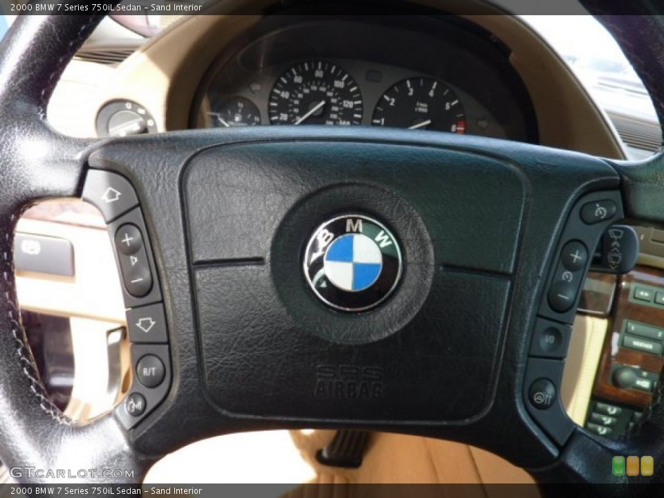 Sand Interior Controls for the 2000 BMW 7 Series 750iL Sedan #46204634