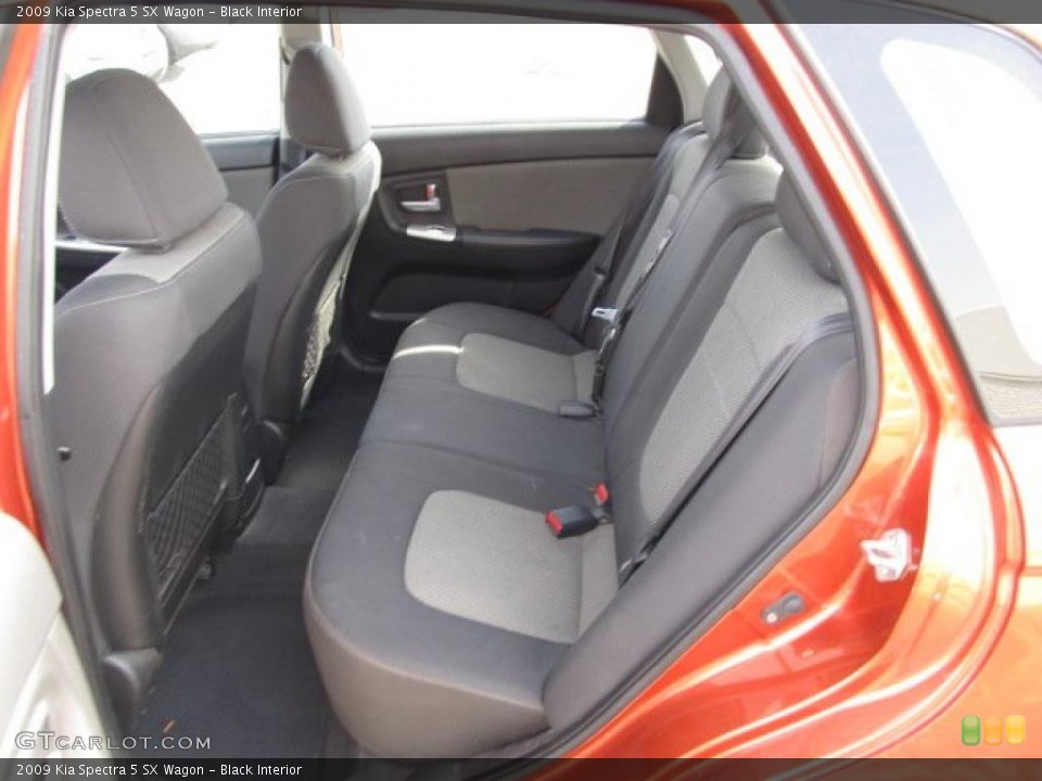 Black Interior Photo for the 2009 Kia Spectra 5 SX Wagon #46206098