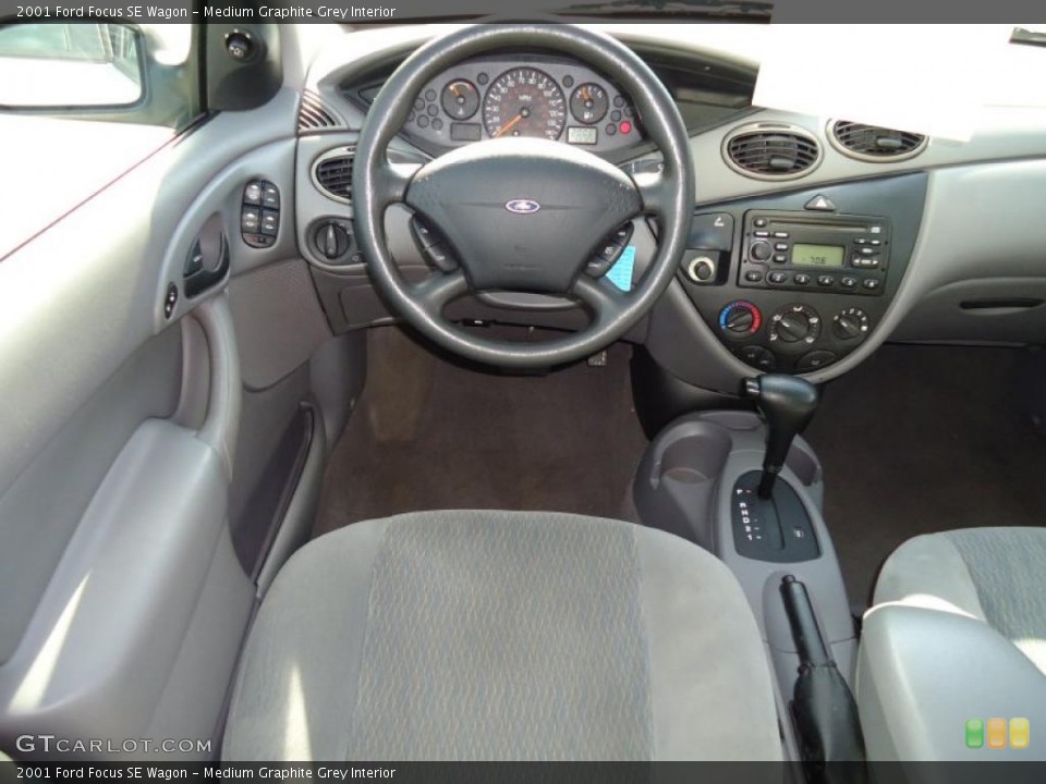 Medium Graphite Grey Interior Dashboard for the 2001 Ford Focus SE Wagon #46207289
