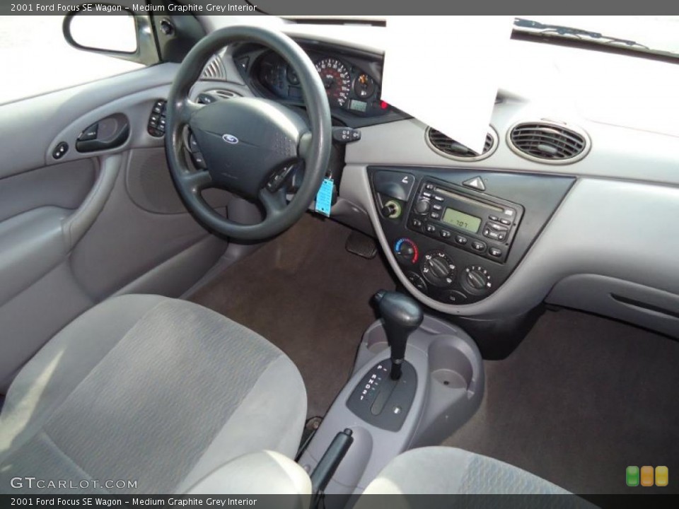 Medium Graphite Grey Interior Dashboard for the 2001 Ford Focus SE Wagon #46207388