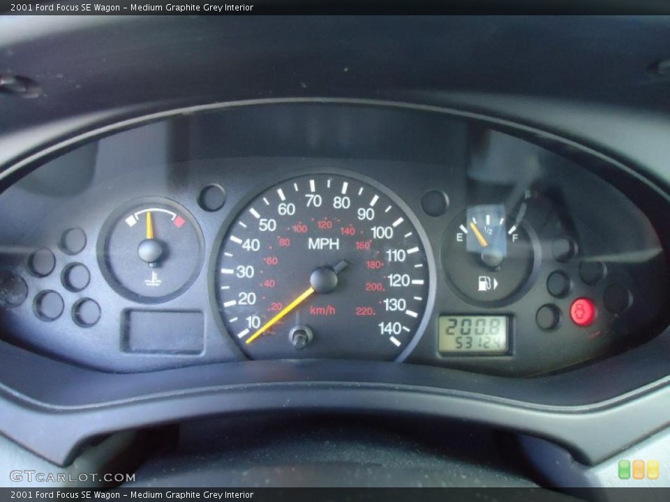 Medium Graphite Grey Interior Gauges for the 2001 Ford Focus SE Wagon #46207676