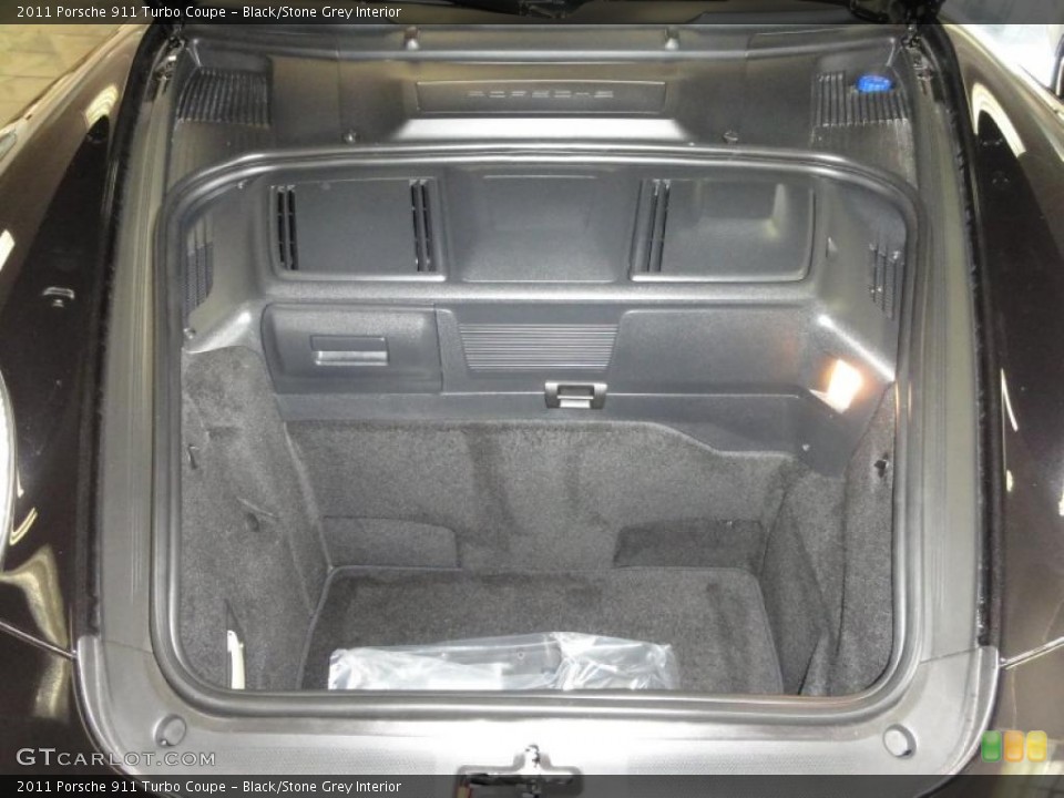 Black/Stone Grey Interior Trunk for the 2011 Porsche 911 Turbo Coupe #46208573