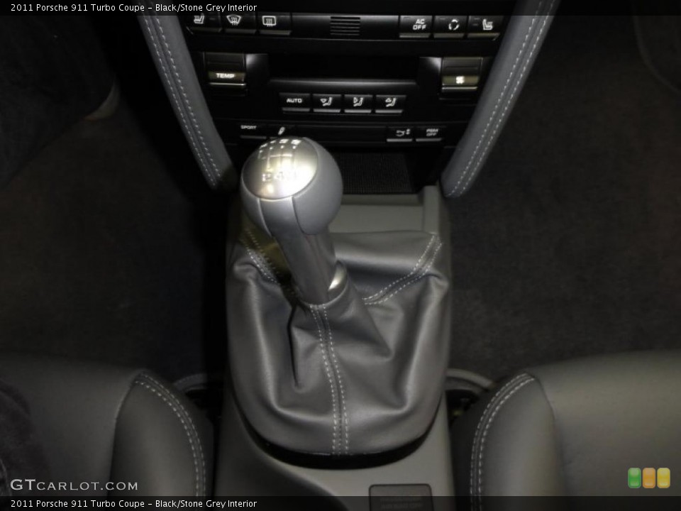Black/Stone Grey Interior Transmission for the 2011 Porsche 911 Turbo Coupe #46208660