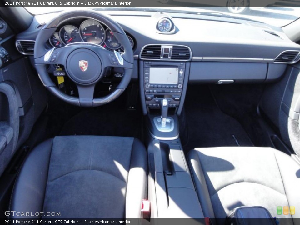 Black w/Alcantara Interior Dashboard for the 2011 Porsche 911 Carrera GTS Cabriolet #46209119