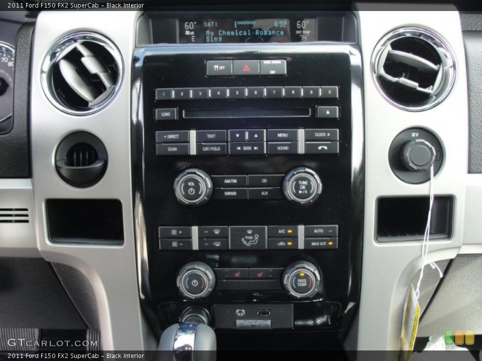 Black Interior Controls for the 2011 Ford F150 FX2 SuperCab #46209506