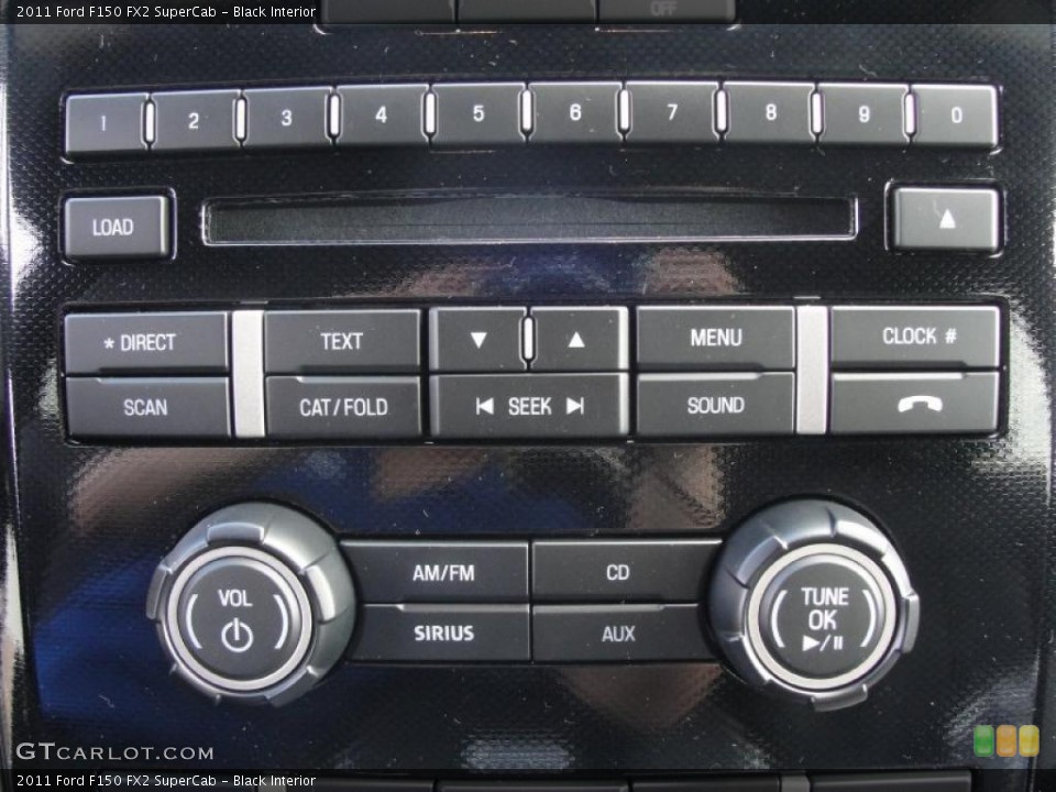 Black Interior Controls for the 2011 Ford F150 FX2 SuperCab #46209533
