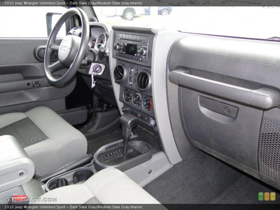 Dark Slate Gray/Medium Slate Gray Interior Photo for the 2010 Jeep Wrangler Unlimited Sport #46209839
