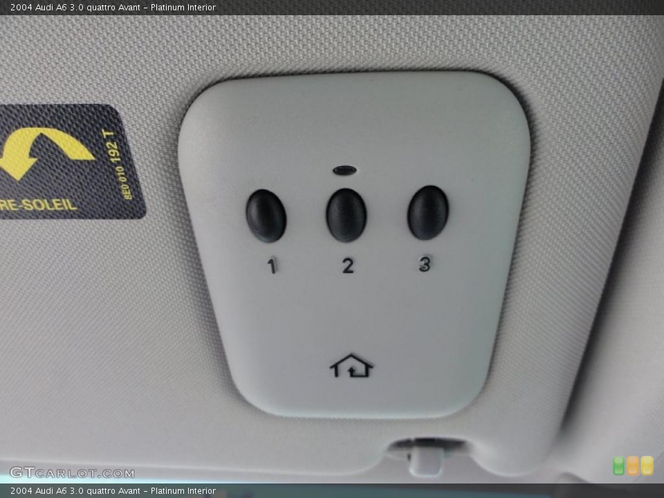 Platinum Interior Controls for the 2004 Audi A6 3.0 quattro Avant #46210403