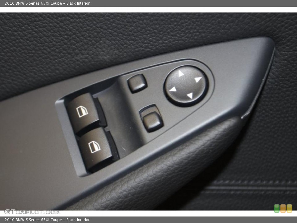 Black Interior Controls for the 2010 BMW 6 Series 650i Coupe #46215371